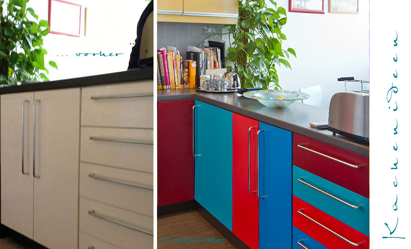 Wir renovieren Ihre Küche : Wandgestaltung und Farbgestaltung für die Küche