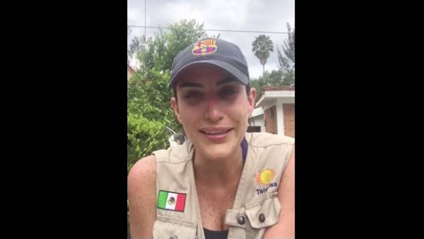 Lo que importa es que todavía hay una persona atrapada en los escombros: Danielle Dithurbide Lo que importa es que todavía hay una persona atrapada en los escombros: Danielle Dithurbide
