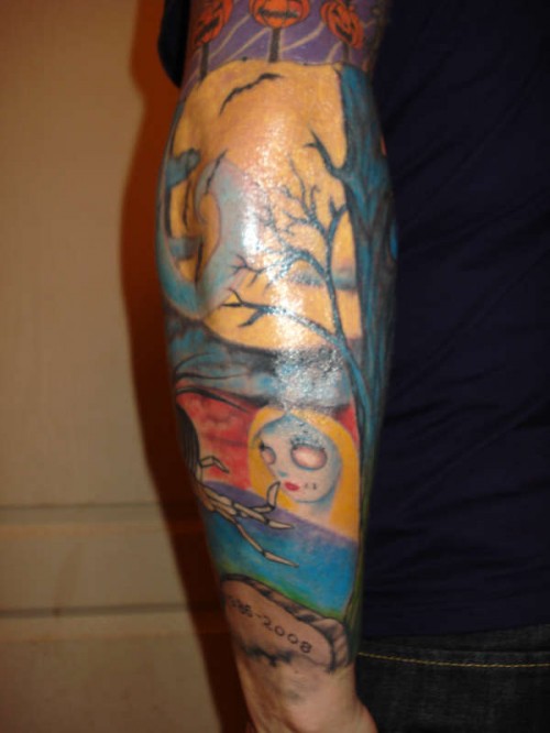 anchor tattoos designs Nightmare Before Christmas