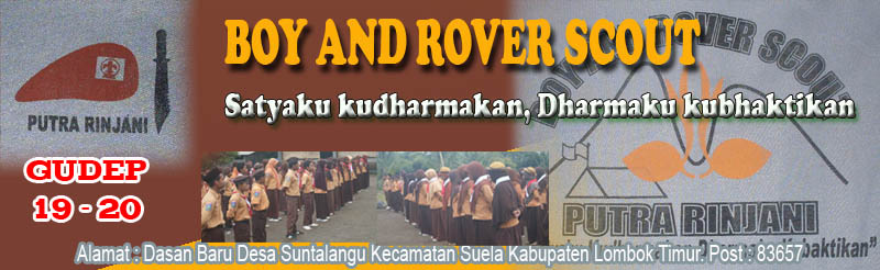 BOY AND ROVER SCOUT OF PUTRA RINJANI