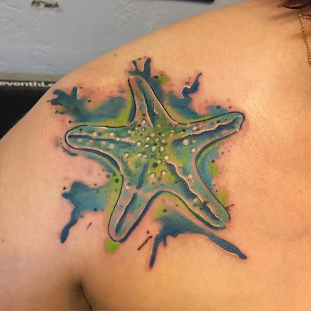 Tatuagens de estrela do mar Tatuagens de estrela do mar