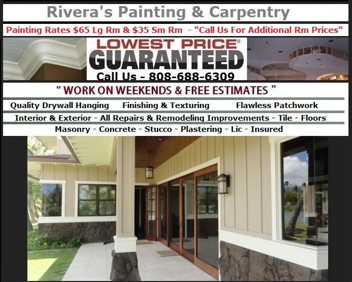 Honolulu Painting Company Interior Exterior Hawaii, Oahu