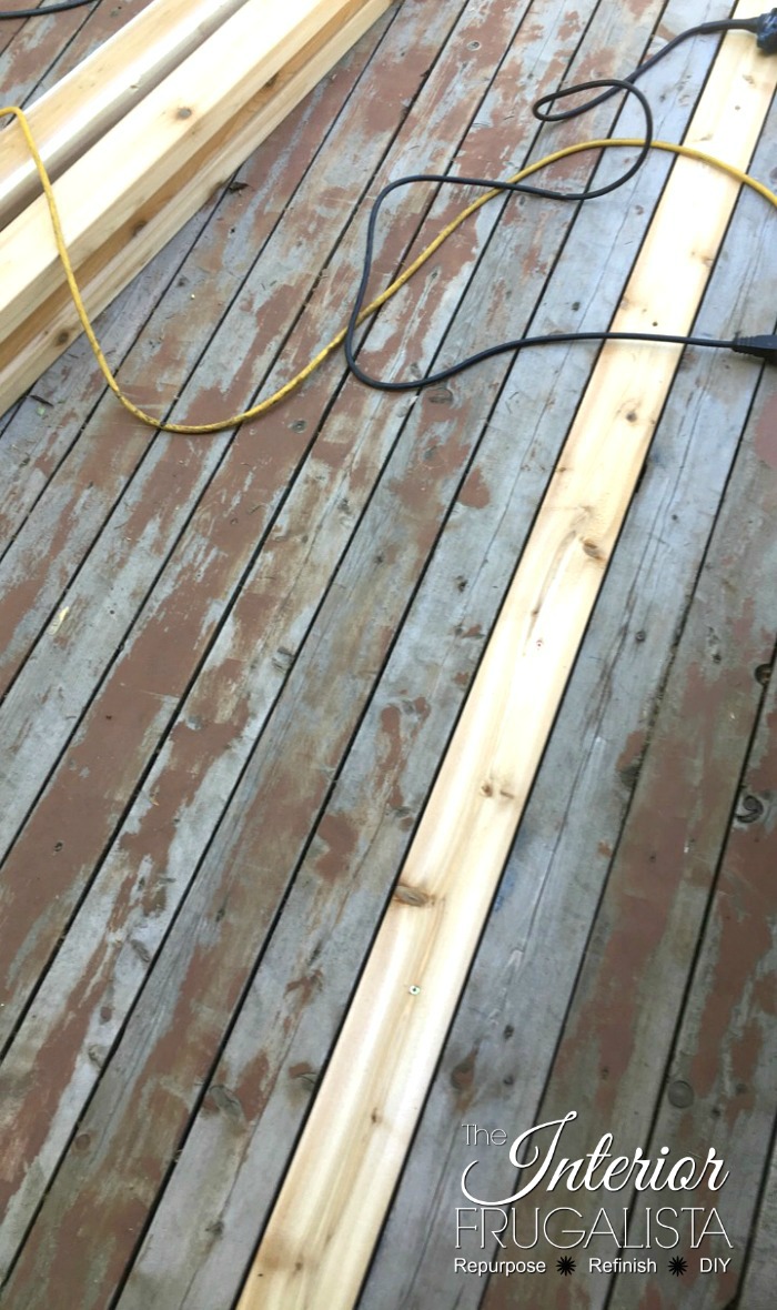 A budget-friendly deck restoration. How to restore an old outdoor wood deck to buy some time when a brand new replacement deck isn't in the budget.