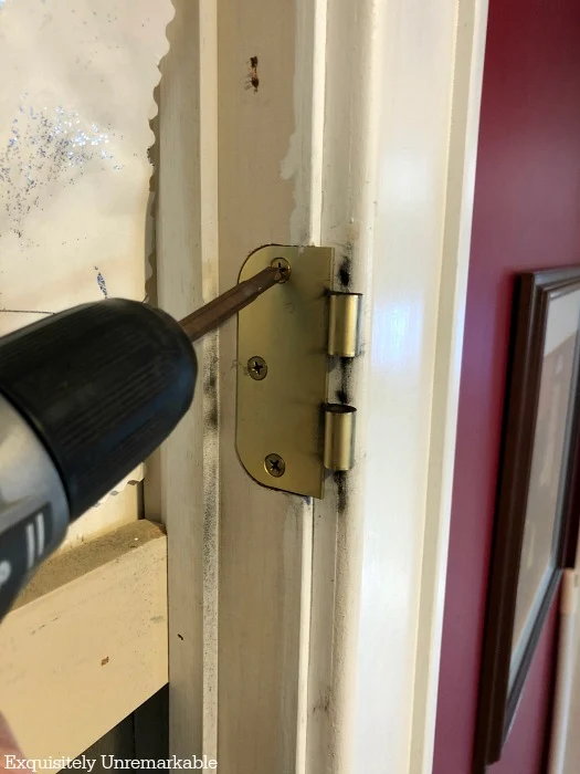 Replacing A Door Hinge