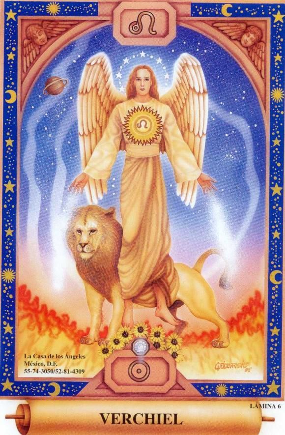 Hijos de María Verchiel, el Ángel protector del signo Leo