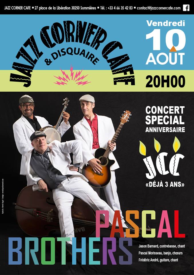 LE REBOUSSIER JAZZ Concert au Jazz Corner Cafe Sommières le vendredi