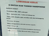Lowongan kerja Padang Teknisi Handphone Lowongan kerja Padang Teknisi Handphone