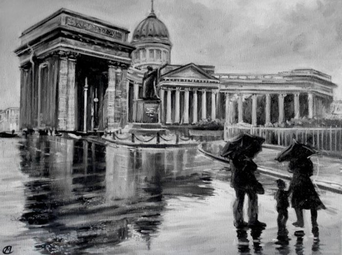 Монохромные картины. Lana Marandina