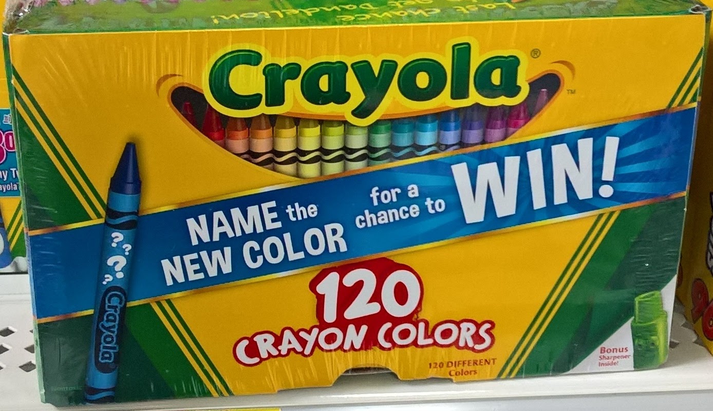 the crayon blog dandelion retires and a new blue color is about to