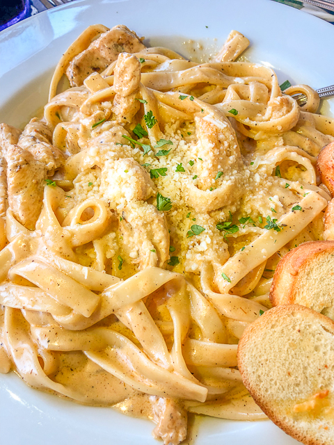 Cajun Chicken Alfredo - Kingfish Grill On the Water - St. Augustine, FL cajun chicken alfredo