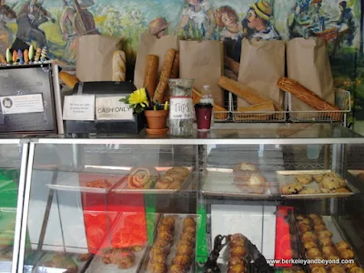pastry case at North Beach Baking Co. of San Francisco