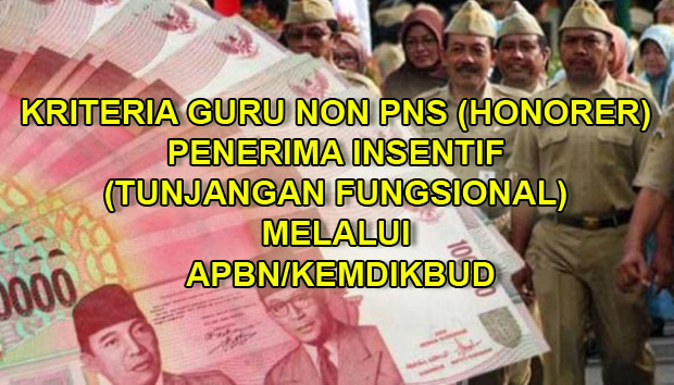 Hasil gambar untuk kriteria guru honorer penerima tunjangan 2017
