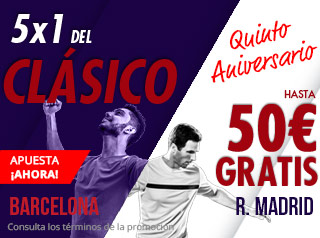 suertia 50 euros gratis Clásico Barcelona vs Real Madrid 28 octubre suertia 50 euros gratis Clásico Barcelona vs Real Madrid 28 octubre