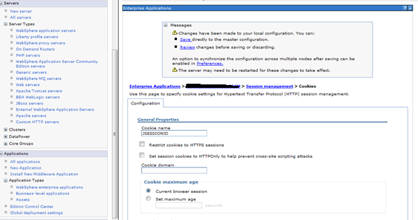 Systems & Operations Support Experience: Configuring the HTTPOnly attribute