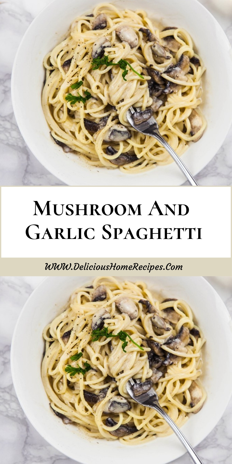 Mushroom And Garlic Spaghetti Mushroom And Garlic Spaghetti