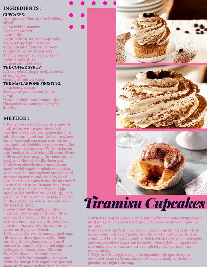 SHC CUPCAKE & MUFFIN RECIPES TIRAMISU CUPCAKES RECIPE
