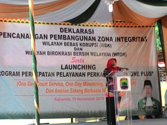 Pengadilan Agama Kalianda Luncurkan Program Percepatan Pelayanan Perkara "Triple One Plus"