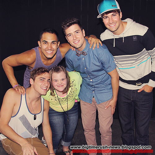 Big Time Rush News Fotos Vários meet and greet Big Time Rush