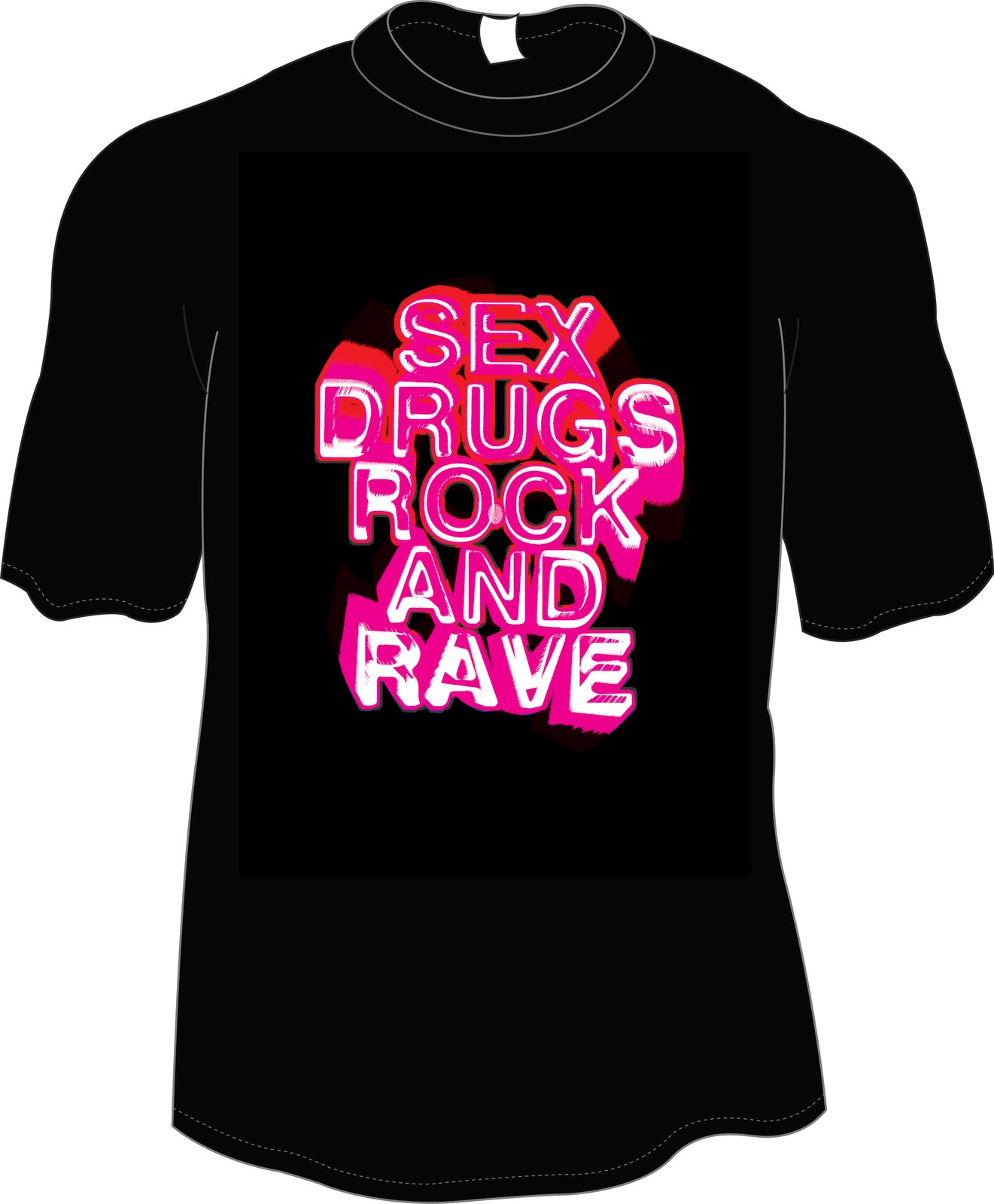 Sam Mallows Design Rave T Shirts