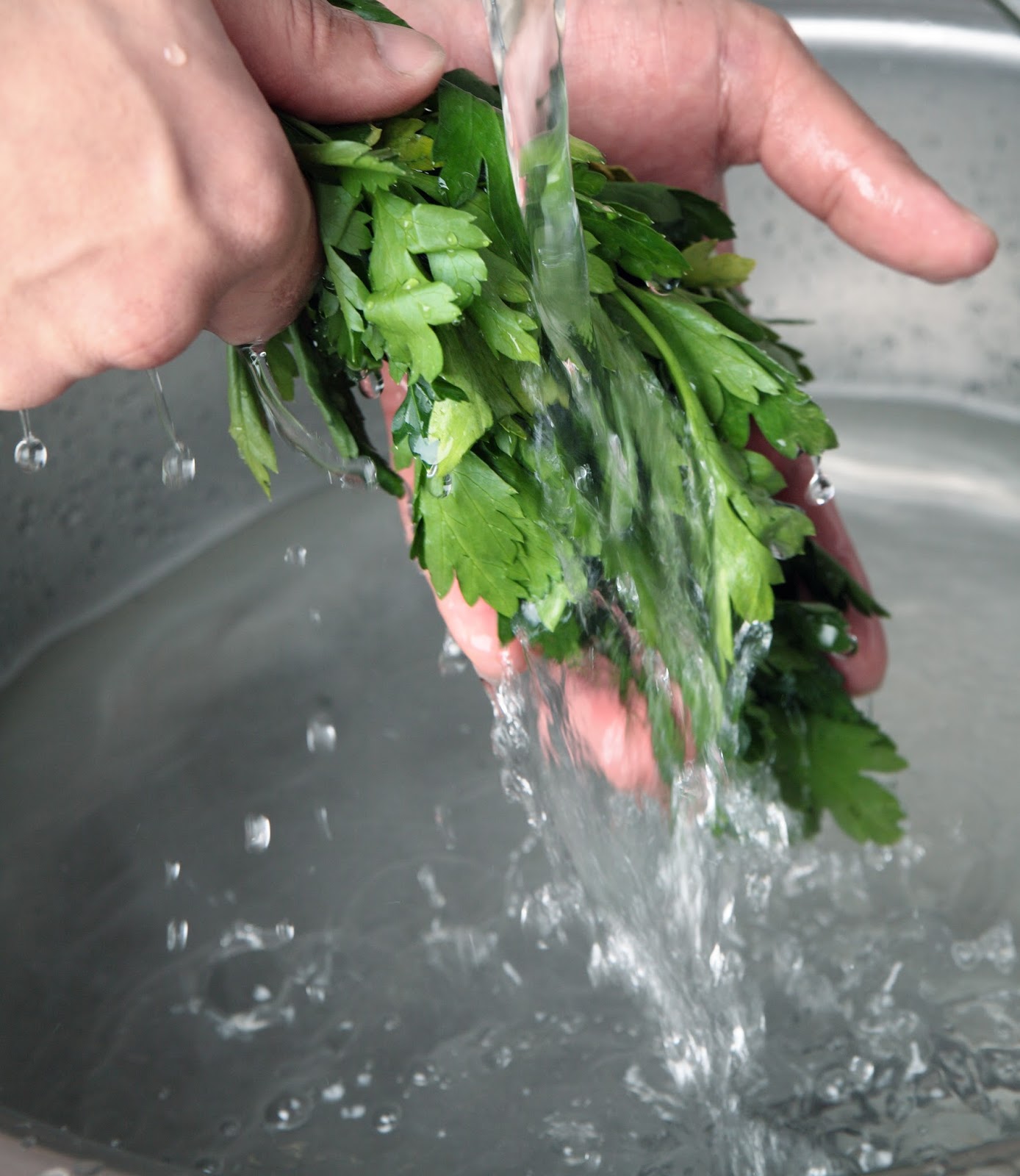 Мытье зелени. Хранение зелени в банке. Как подольше сохранить петрушку свежей. Петрушку моют. Как подольше сохранить петрушку свежей.