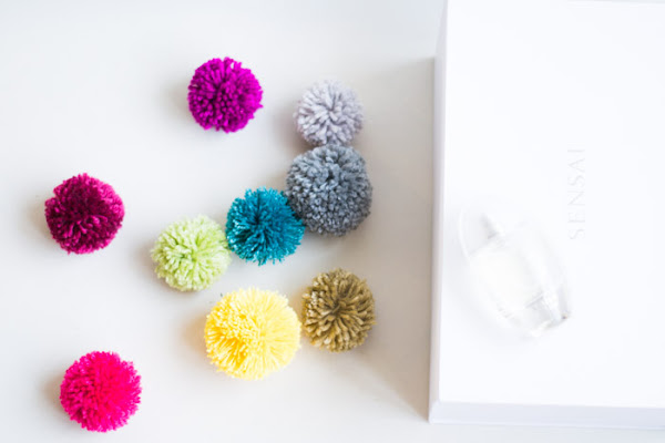 Decorar una caja con pompones