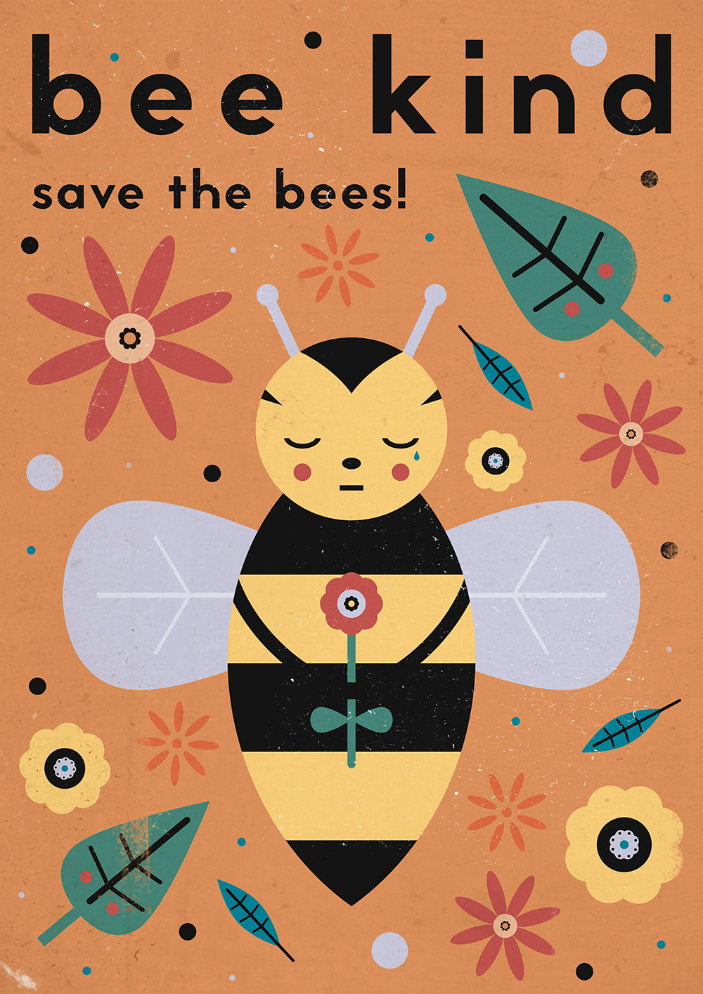 Carly Watts Art & Illustration Save The Bees!