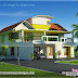 Modern mix 3500 sq.feet home design