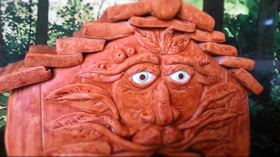 Tarta reloj espíritu del bosque