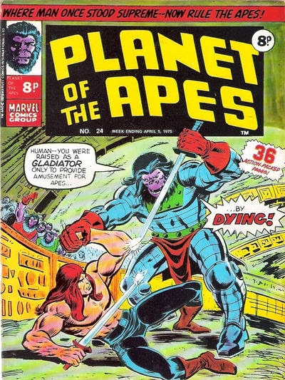 Marvel UK, Planet of the Apes #24, Killraven