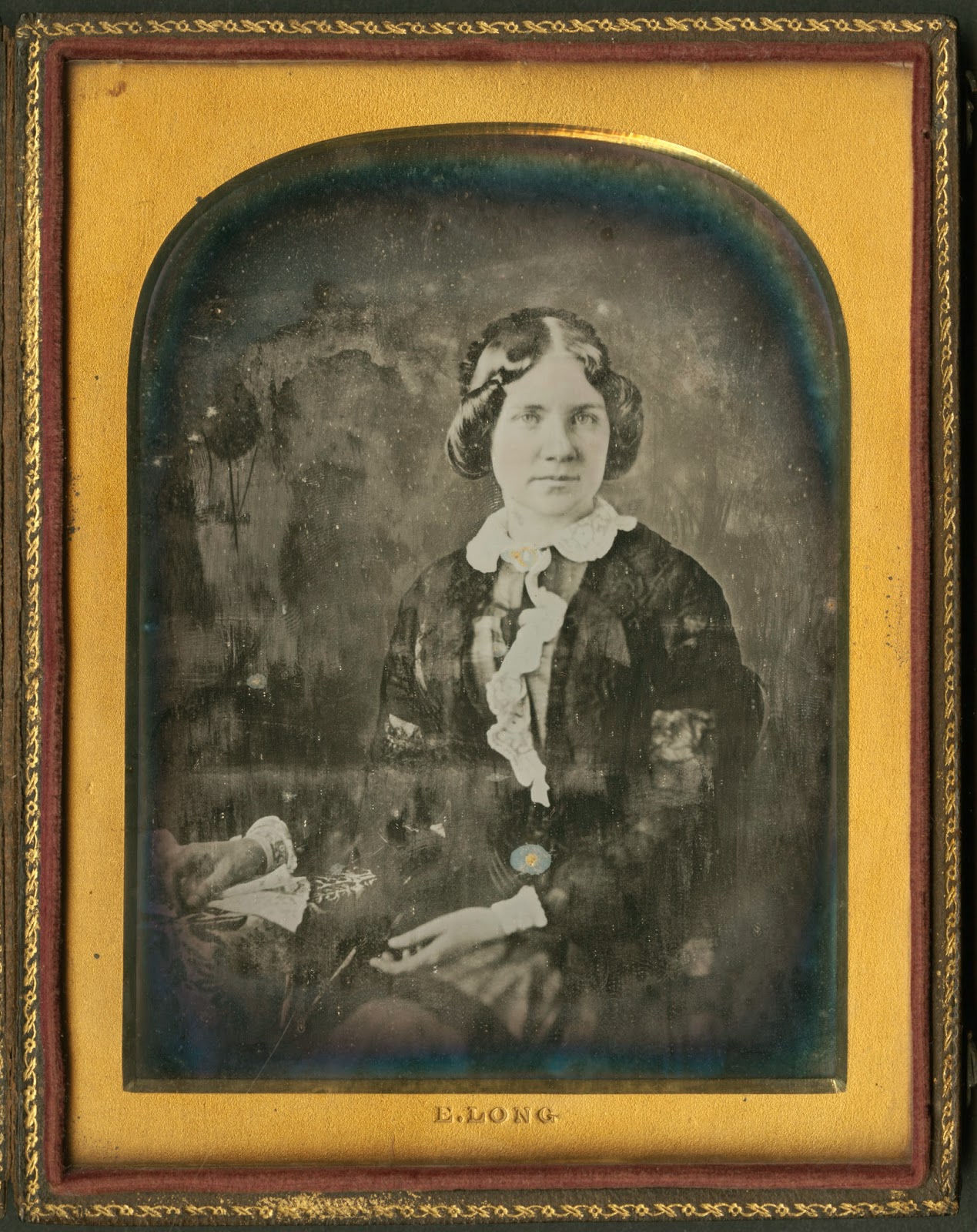A daguerrotype of Jenny Lind.
