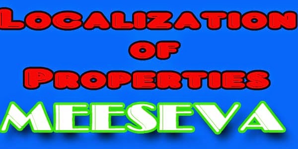 Localization of Properties Aplly Meeseva Localization of Properties Aplly Meeseva