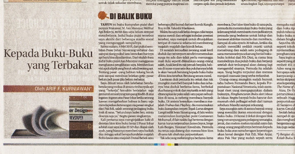 Dapatkan Gambar Dunia Di Balik Jendela Kepada Buku Buku Yang Terbakar Jawa Pos Terbaru by Cikimm.com