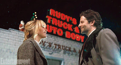 Jennifer Lawrence and Bradley Cooper in David O. Russell's Joy