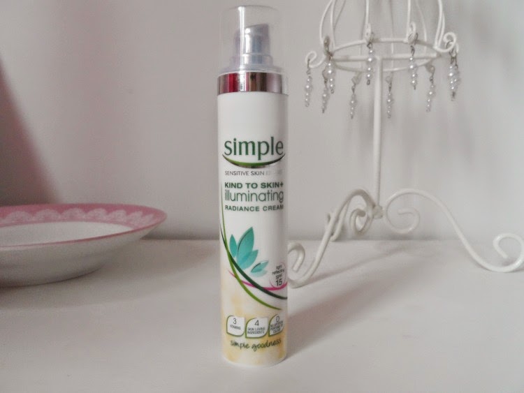 simple illuminating radiance cream