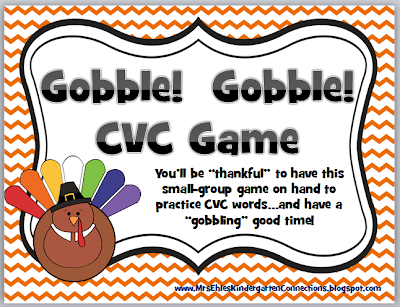 http://www.teacherspayteachers.com/Product/Gobble-Gobble-Thanksgiving-Themed-CVC-Game-986896