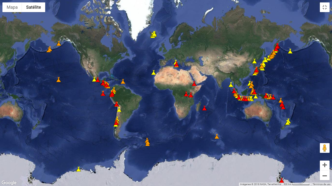 Monitor Global de Actividad Volcanica