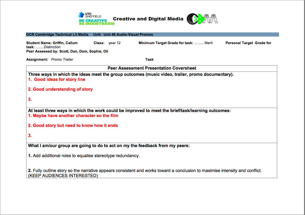 Unit 46: Audio - Visual Promos