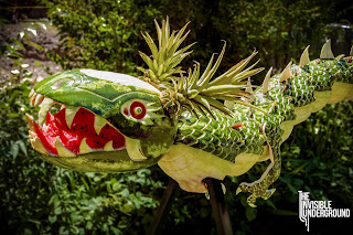 Dragon Watermelon Carving by The Invisible Underground