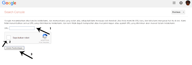 menambahkan web ke google