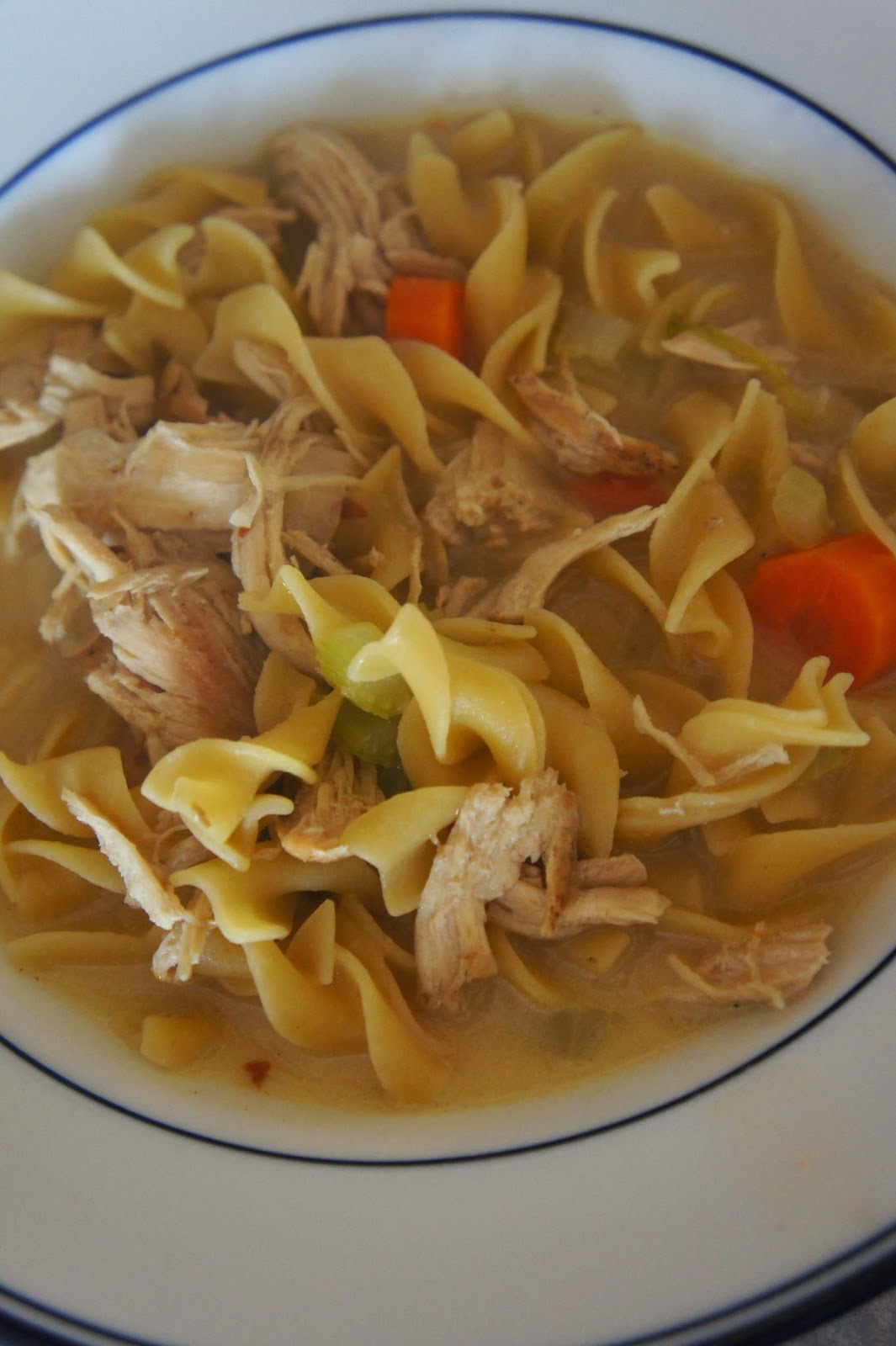 Savory Sweet and Satisfying Spicy Chicken Noodle Soup