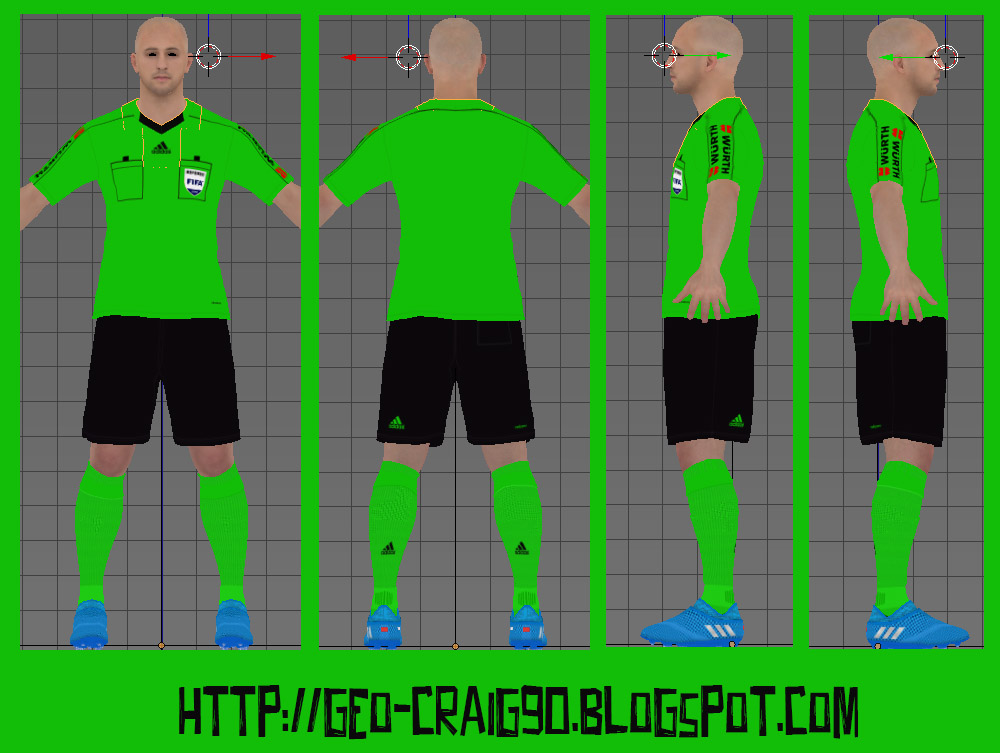 GC_90 PES 2017 LaLiga Santander Referee Kit season 2016/17 (UPDATE