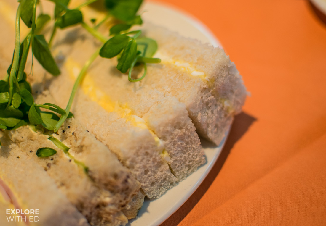 Finger Sandwiches on a Traditional Afternoon Tea Cardiff