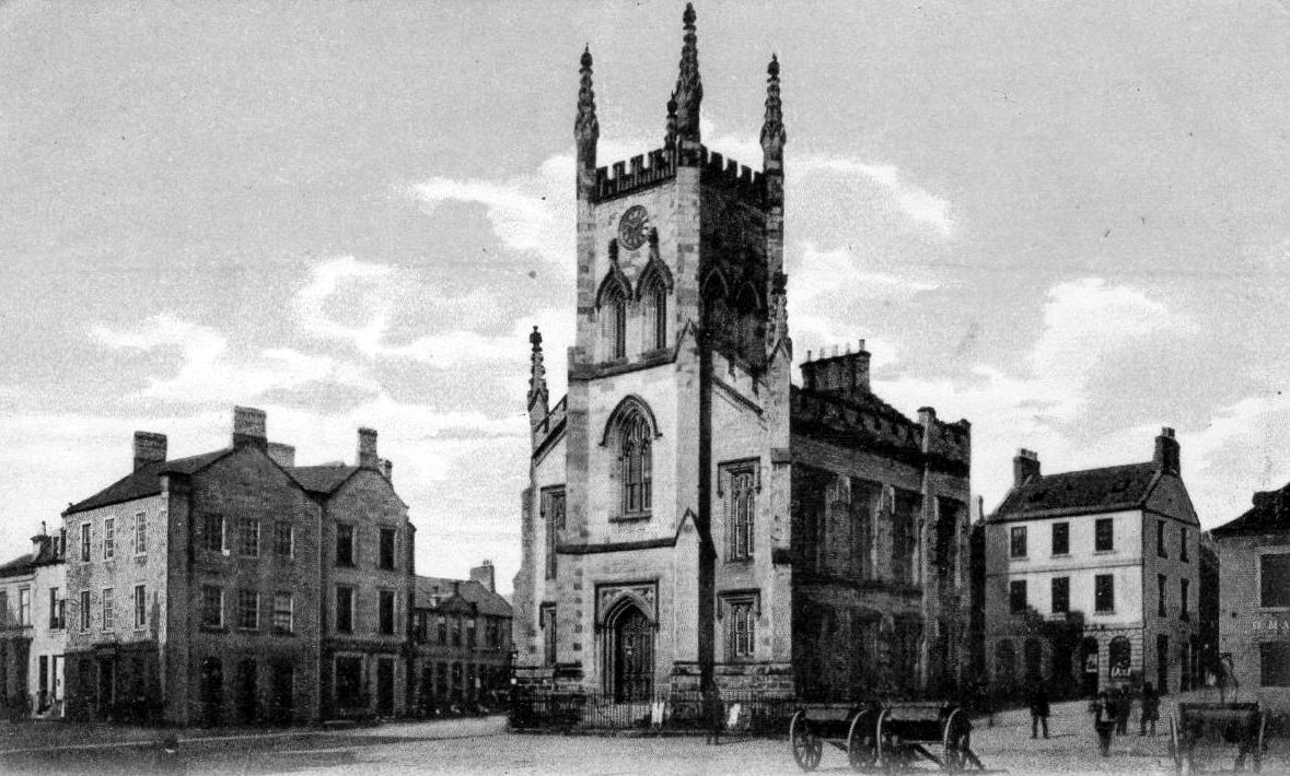 Tour Scotland Old Travel Blog Photograph Town Hall Duns Scotland