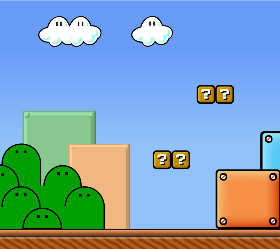 Esqueda Ink Super Mario Bros Wall Mural