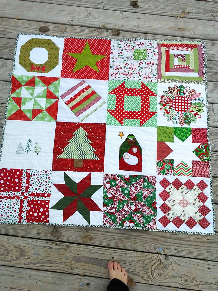 SeeMeSew Christmas quilt