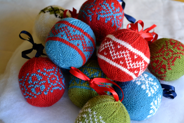 Little Bit of Life Finished Knits Christmas Ornaments  Batch 1