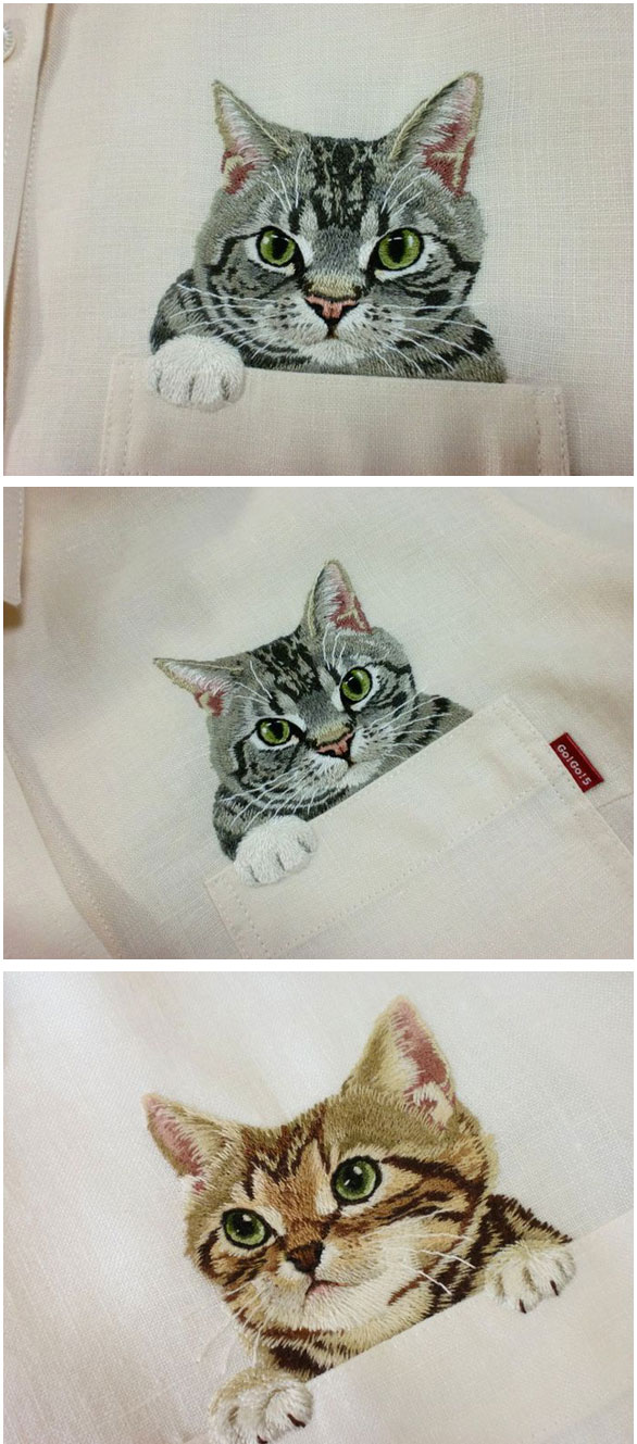 COMEL Design Baju Dengan Hiasan  Wajah  Kucing 18 Gambar  