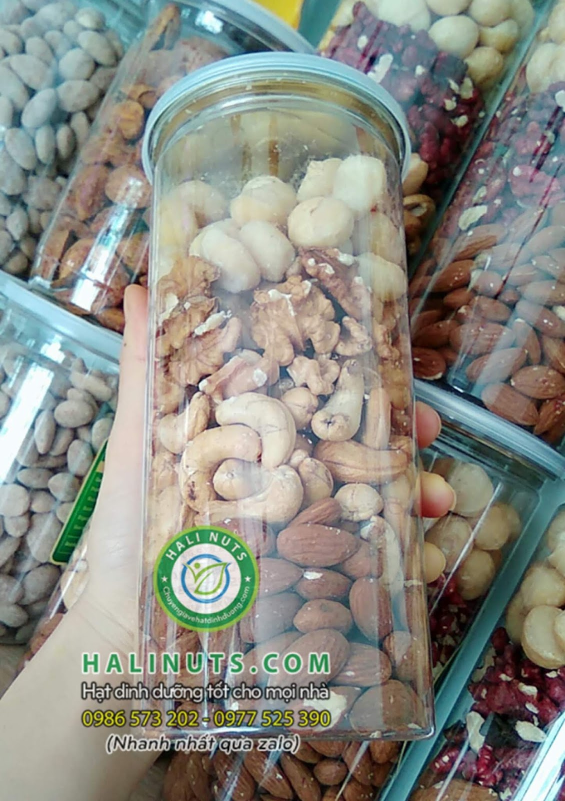 Shop hạt dinh dưỡng nhập khẩu Hali Nuts
