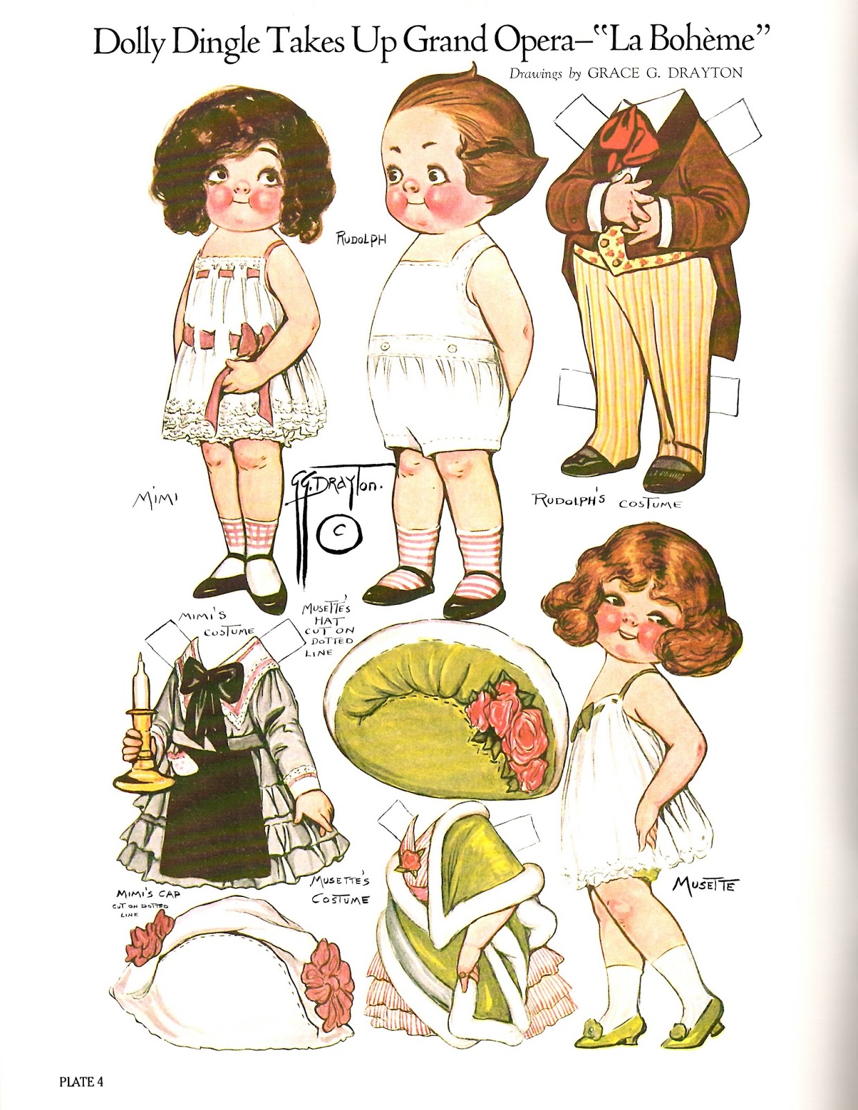 Miss Missy Paper Dolls Adventures of Dolly Dingle Paper Dolls