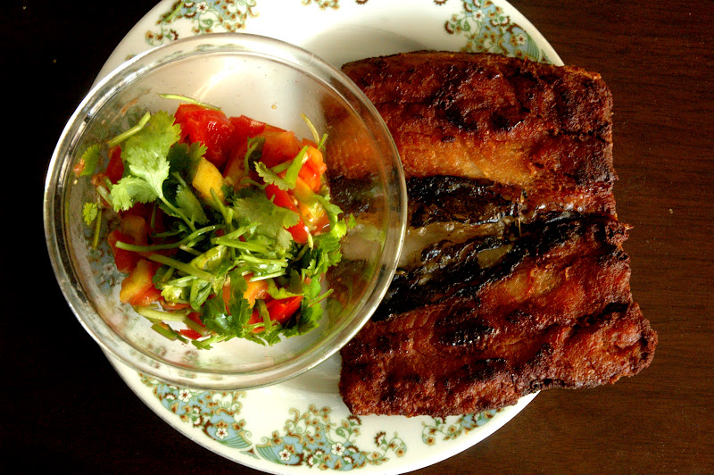 DUDE FOR FOOD What's in the Fridge Fresh Tomatoes and Garlic Chives